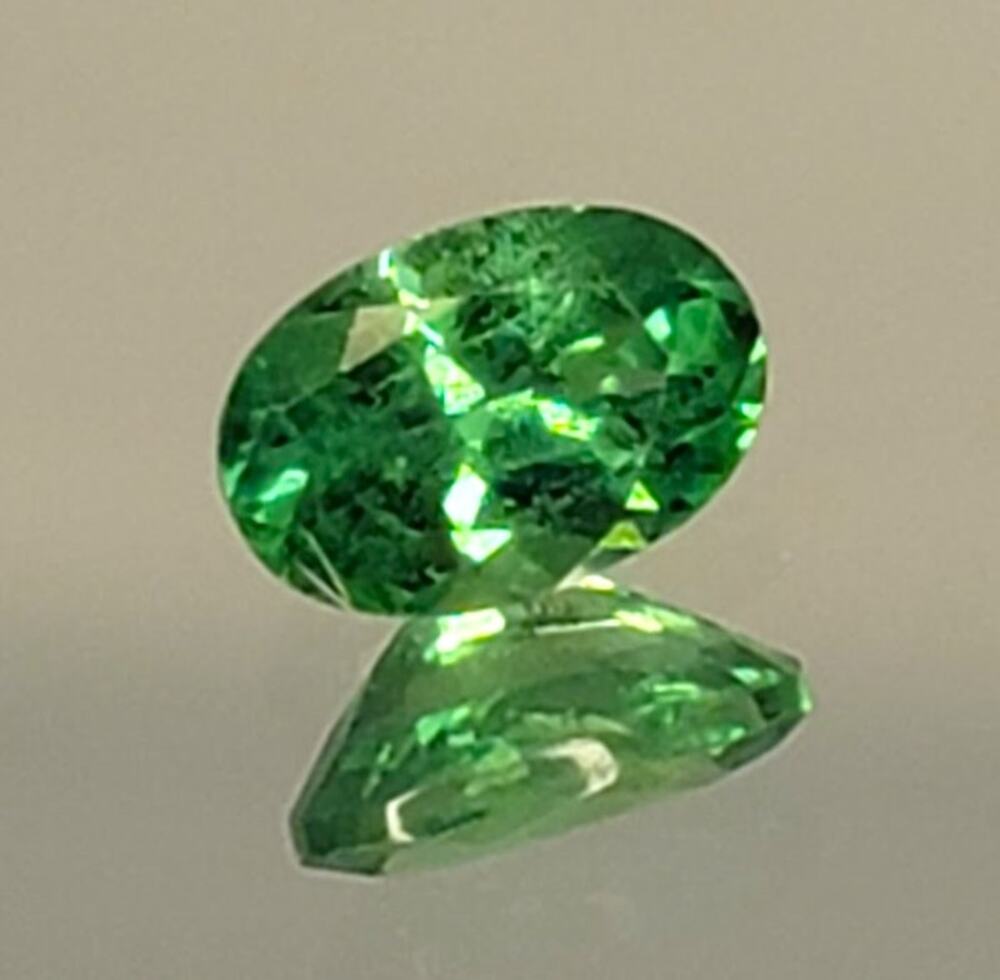 .97 Carat Eye Clean Tsavorite Gemstone!!